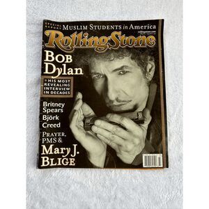 Vintage Rolling Stone Magazine Issue 882, Nov, 2001 Bob Dylan, Britney Spears